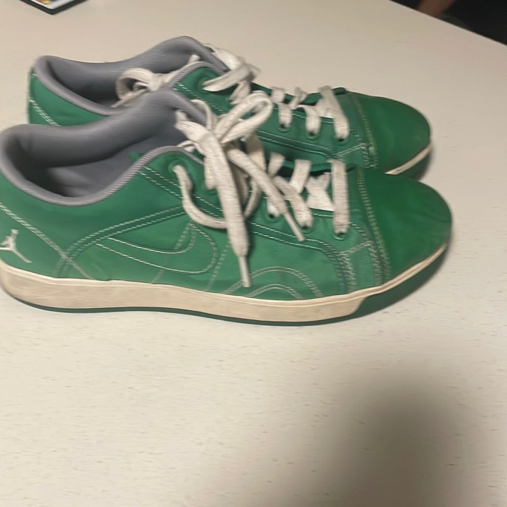 Green Nike Jordan’s 10.5